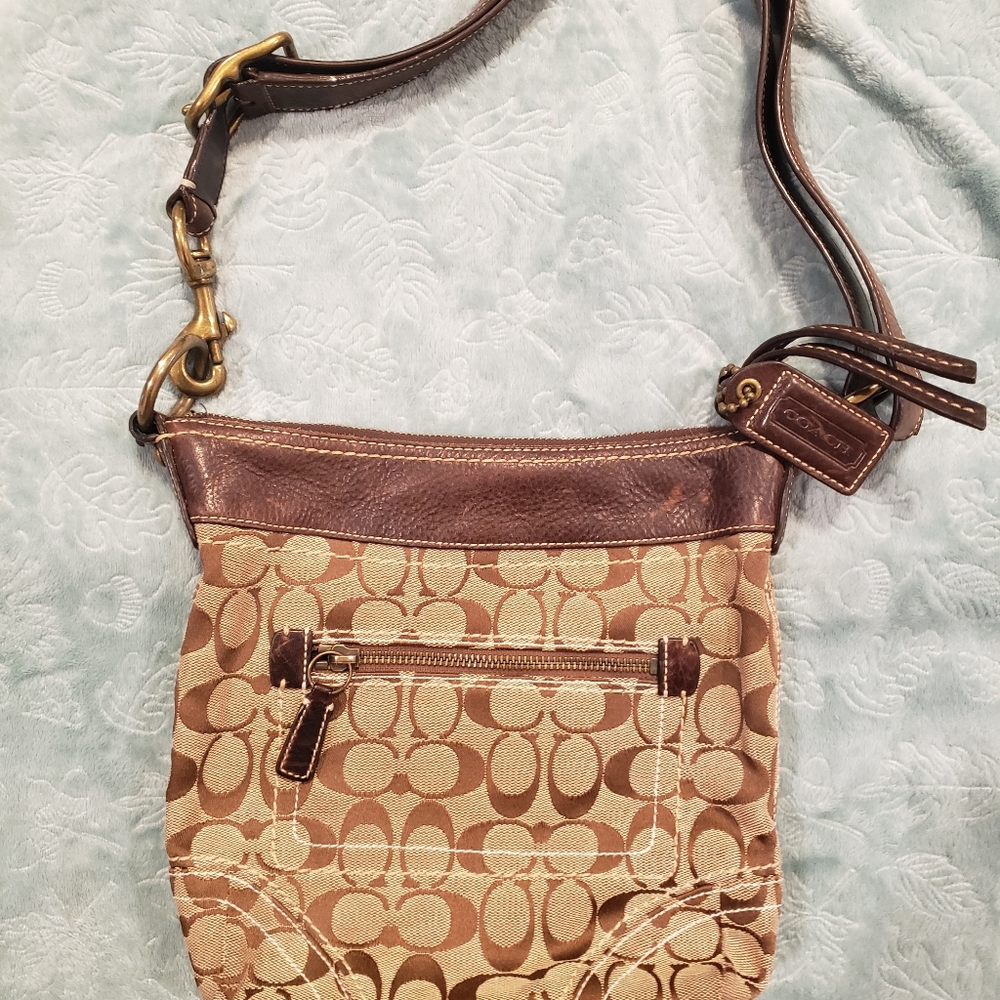 Coach Signature Shoulder Bag Diagonal Cambus